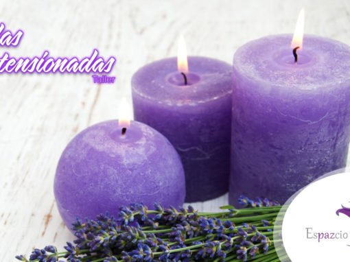 Velas con intención y aromaterapia